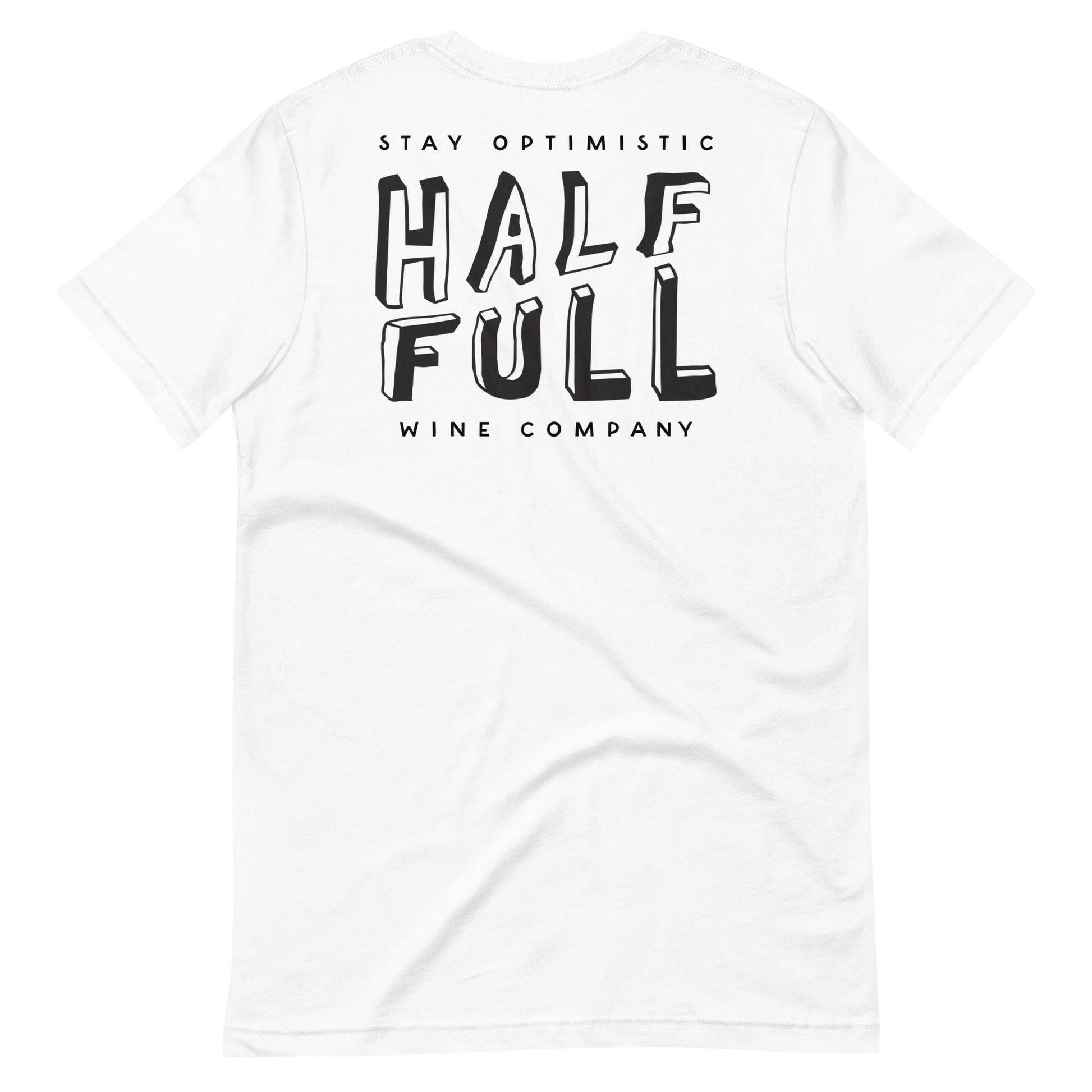 HFWco Wobble Print | Unisex t-shirt - Half Full Wine Co.